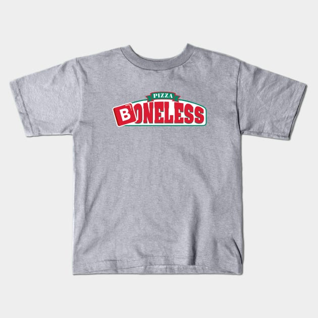 Boneless Pizza B Emoji Kids T-Shirt by dumbshirts